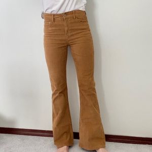 American Eagle high rise stretch flare corduroy